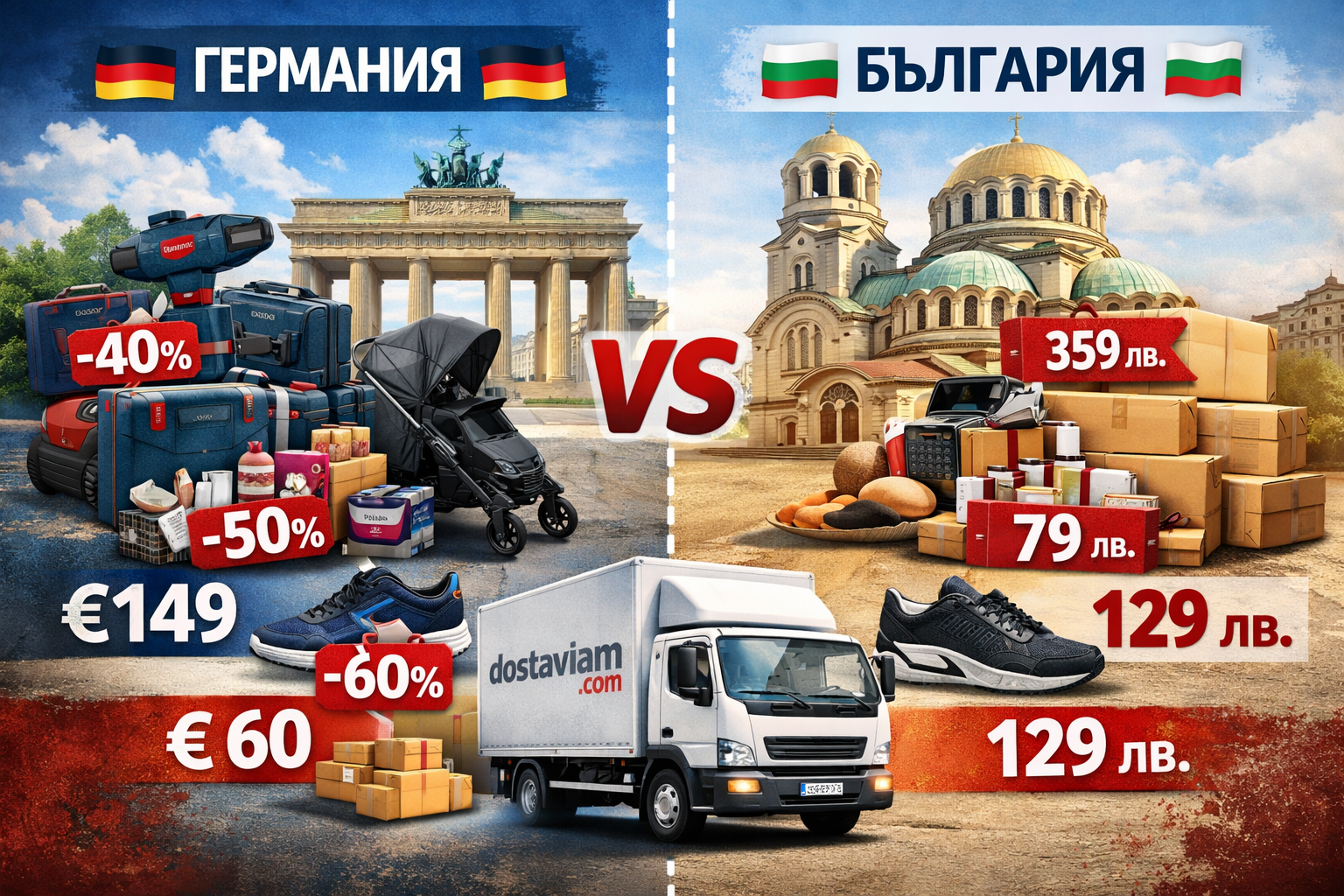 🛒 Пазаруване от Германия 2026  кои продукти са най-изгодни и как да ги доставиш лесно до България