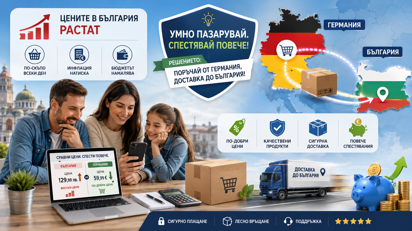 🚨 Цените в България растат: как да пазаруваме по-умно от Германия през 2026?