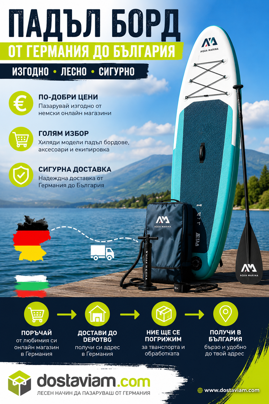 🏄‍♂️ Доставка на падъл борд от Германия до България – струва ли си и как става?